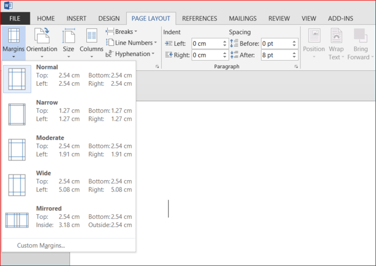 Getting Down To Work Microsoft Word Page Layout View (2)